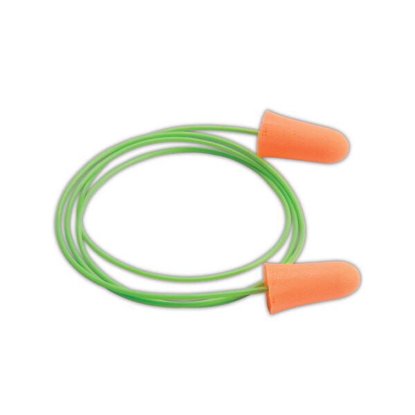 Moldex Disposable Corded Ear Plugs, Bullet Shape, 30, 100 Pairs, Hi-Vis Orange 6840